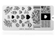 MoYou-London Schablone Love is Collection 06