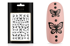 Jolifin LAVENI XL Sticker - Butterfly black 1