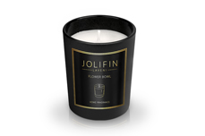 Jolifin LAVENI scented candle - flower bowl