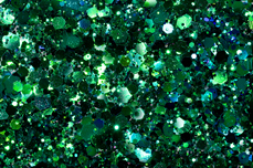 Jolifin LAVENI Chameleon Glittermix - emerald