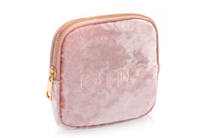 Bolsa de almacenamiento Jolifin - terciopelo rosado