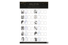Jolifin LAVENI Nail Art Training Card No. 6