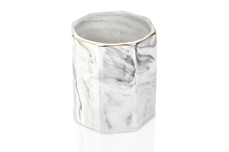 Jolifin LAVENI PRO - Porte-brosse en céramique blanc