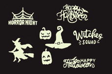 Jolifin LAVENI XL Sticker - Nightshine Halloween Nr. 3