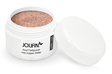 Jolifin Acryl Farbpulver rosy-copper Glitter 5g