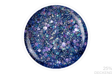 Jolifin LAVENI Shellac - ocean-lavender Glitter 12ml