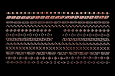 Jolifin LAVENI XL Sticker - Stripes rosé-gold Nr. 2