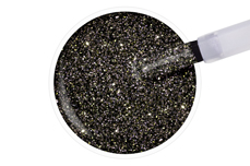 Jolifin LAVENI Shellac - black-champagne Glitter 12ml