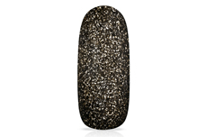 Jolifin LAVENI Shellac - black-champagne Glitter 12ml