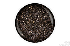 Jolifin LAVENI Shellac PeelOff - black champagne Glitter 12ml