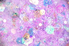 Jolifin LAVENI Pastell Glittermix - violet