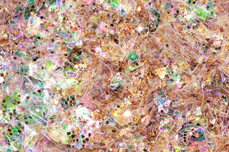 Jolifin Glittermix Flakes - prosecco-rosy