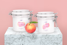 Jolifin Handmaske - blooming peach 110ml