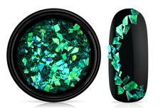 Jolifin LAVENI Foil Flakes - chameleon emerald