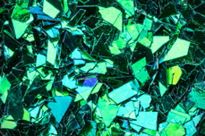 Jolifin LAVENI Foil Flakes - chameleon smaragd
