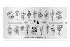 MoYou-London Schablone Flower Power Collection 25