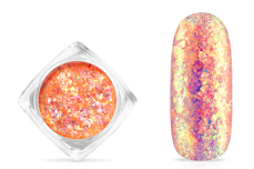 Jolifin Soft Opal Flakes - pastell neon-orange