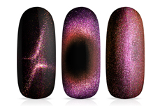 Jolifin LAVENI Shellac - Extreme Cat-Eye galaxy pink 12ml