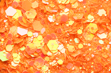 Jolifin LAVENI Festival Glitter - pastell-neon orange