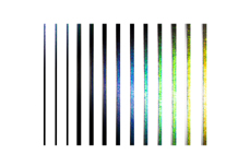 Jolifin LAVENI XL Sticker - Stripes Hologramm black