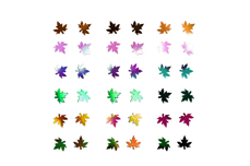 Jolifin Einleger Display XL  - Glitter Herbstblätter