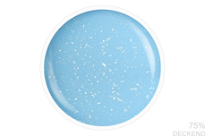 Jolifin LAVENI Shellac - milky pastell-blue flakes 12ml