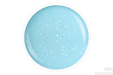 Jolifin LAVENI Shellac - milky pastell-ocean flakes 12ml