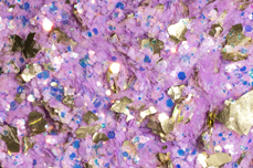 Jolifin LAVENI Foil Flakes Glitter - gold & lavender