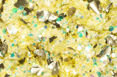Jolifin LAVENI Foil Flakes Glitter - gold & yellow