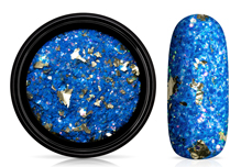 Jolifin LAVENI Foil Flakes Glitter - gold & blue