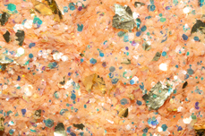 Jolifin LAVENI Foil Flakes Glitter - gold & coral