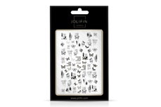 Jolifin LAVENI XL Sticker - black & white Nr. 11