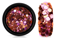Jolifin LAVENI Chameleon Glittermix - rosy copper