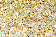 Jolifin Hexagon Glitter - golden champagne