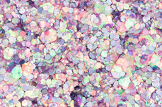 Jolifin Hexagon Glitter - illusion mauve