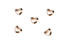 Jolifin LAVENI Strass-Diamonds - nude hearts