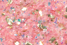 Jolifin LAVENI Foil Flakes Glitter - gold & rosy