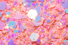 Jolifin LAVENI Chameleon Glittermix - pastell-pink