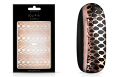 Jolifin LAVENI XL Sticker - Snake rose-gold