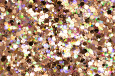 Jolifin Hexagon Glitter - light copper