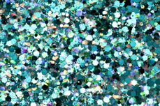 Jolifin Hexagon Glitter - türkis
