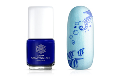 Jolifin stamping lacquer - deep blue 12ml