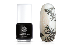 Jolifin Stamping-Lacquer - night-black 12ml