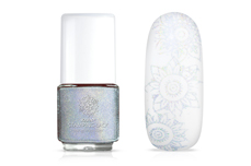 Jolifin Stamping Lacquer - hologram silver 12ml