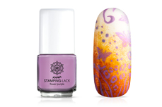 Jolifin Stamping Lacquer - flower purple 12ml