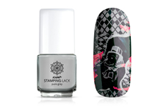 Jolifin stamping lacquer - pure-grey 12ml
