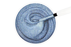 Laque pour timbres Jolifin - bleu hologramme 12ml