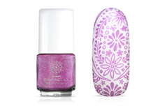 Jolifin stamping lacquer - hologram magenta 12ml