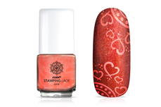 Jolifin stamping lacquer - coral 12ml