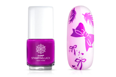 Jolifin Stamping Lacquer - neon violet 12ml